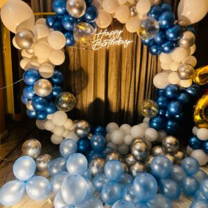 Premium Birthday Balloon Decoration Setup with Custom Theme and Backdrop
