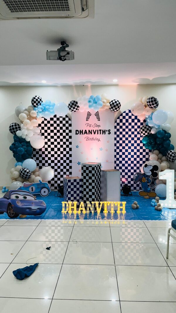 Elegant Home Birthday Room Decoration – Vruddhi Events
