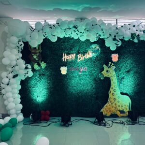 Princess Pink Theme Birthday Decoration Setup