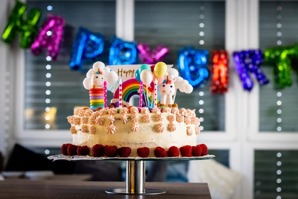 Colorful birthday party decoration by Vruddhi Events – top event management company in Hyderabad