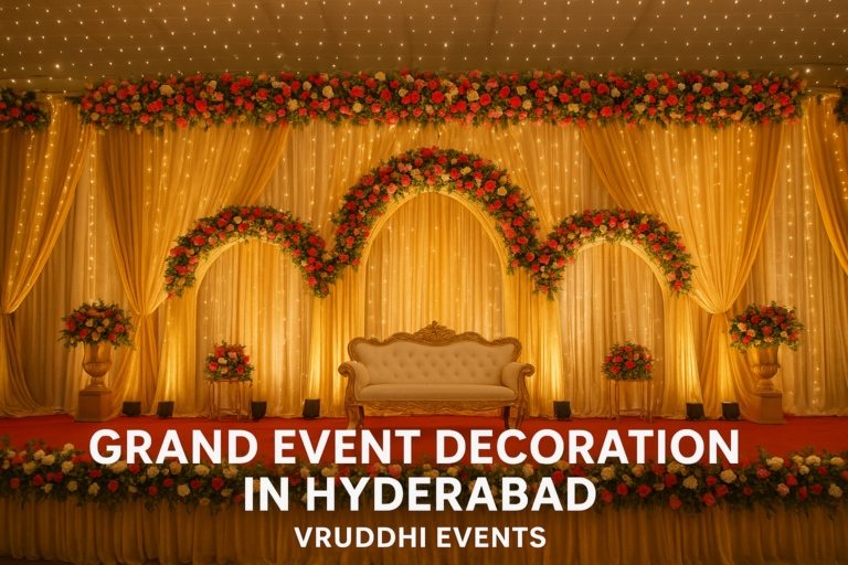 Grand event Decoration in Hyderabad by Vruddhi Events